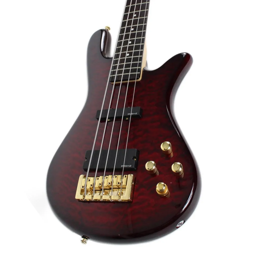 Spector Legend 5 Classic Bass Guitar - Black Cherry