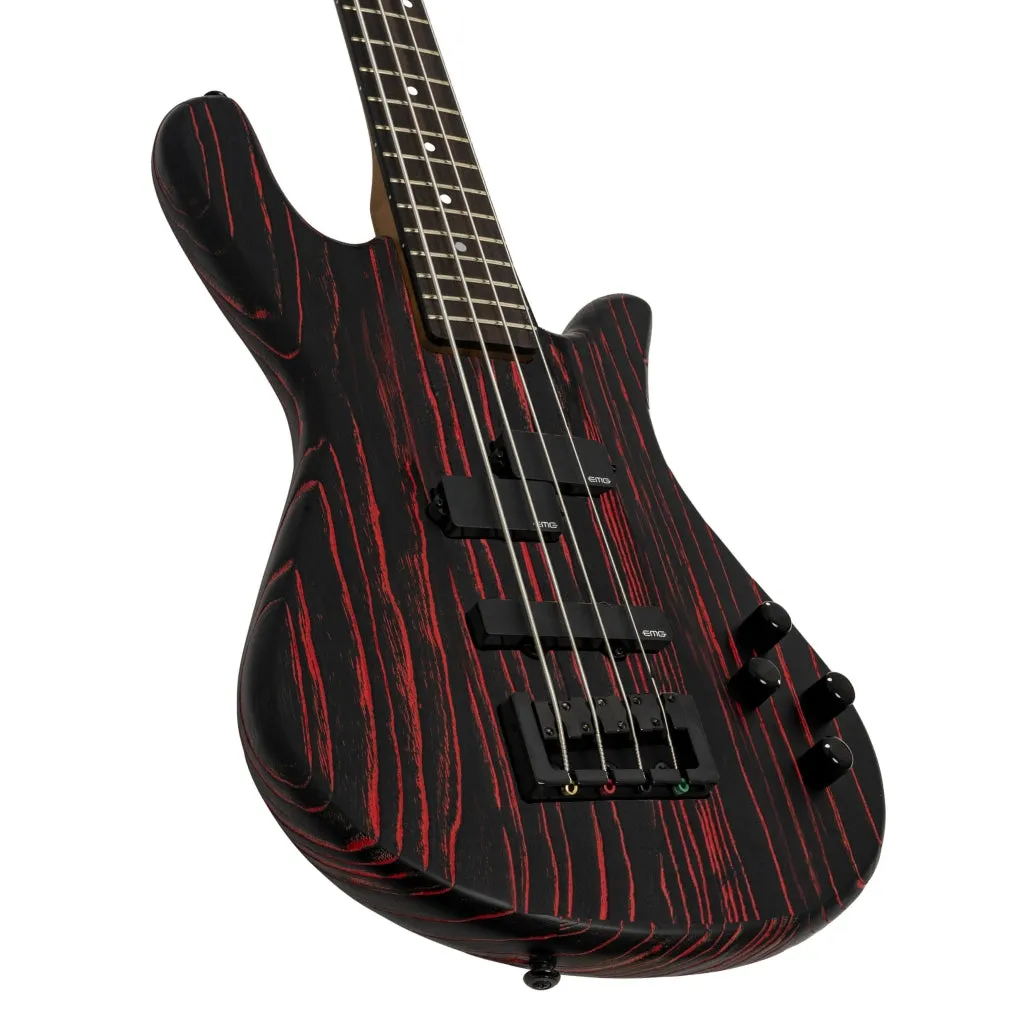 Spector Pulse 4 Bass Guitar - Cinder Red Sandblast