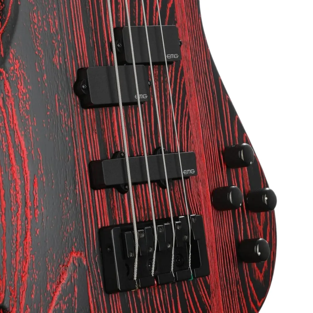 Spector Pulse 4 Bass Guitar - Cinder Red Sandblast