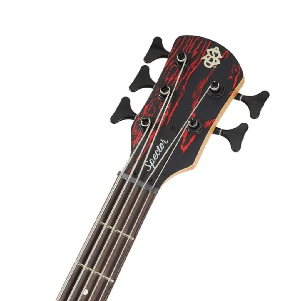 Spector Pulse 5 Bass Guitar - Cinder Red Sandblast