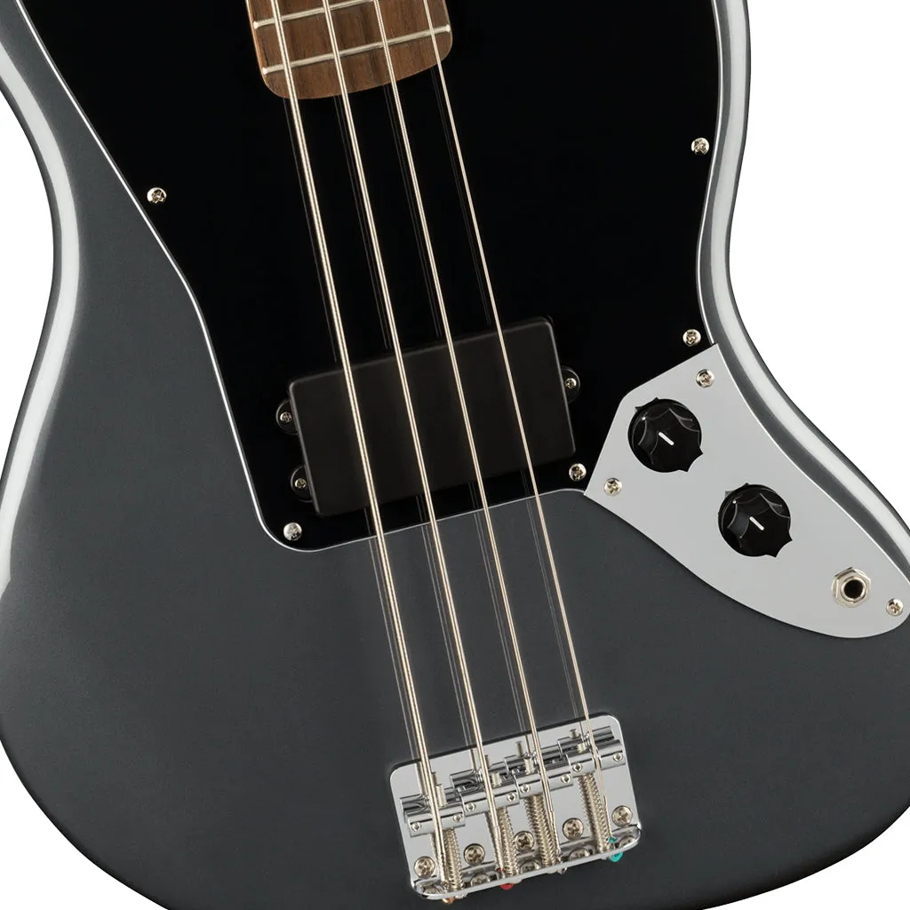 Squier - Affinity Series Jaguar Bass in Charcoal Frost Metallic