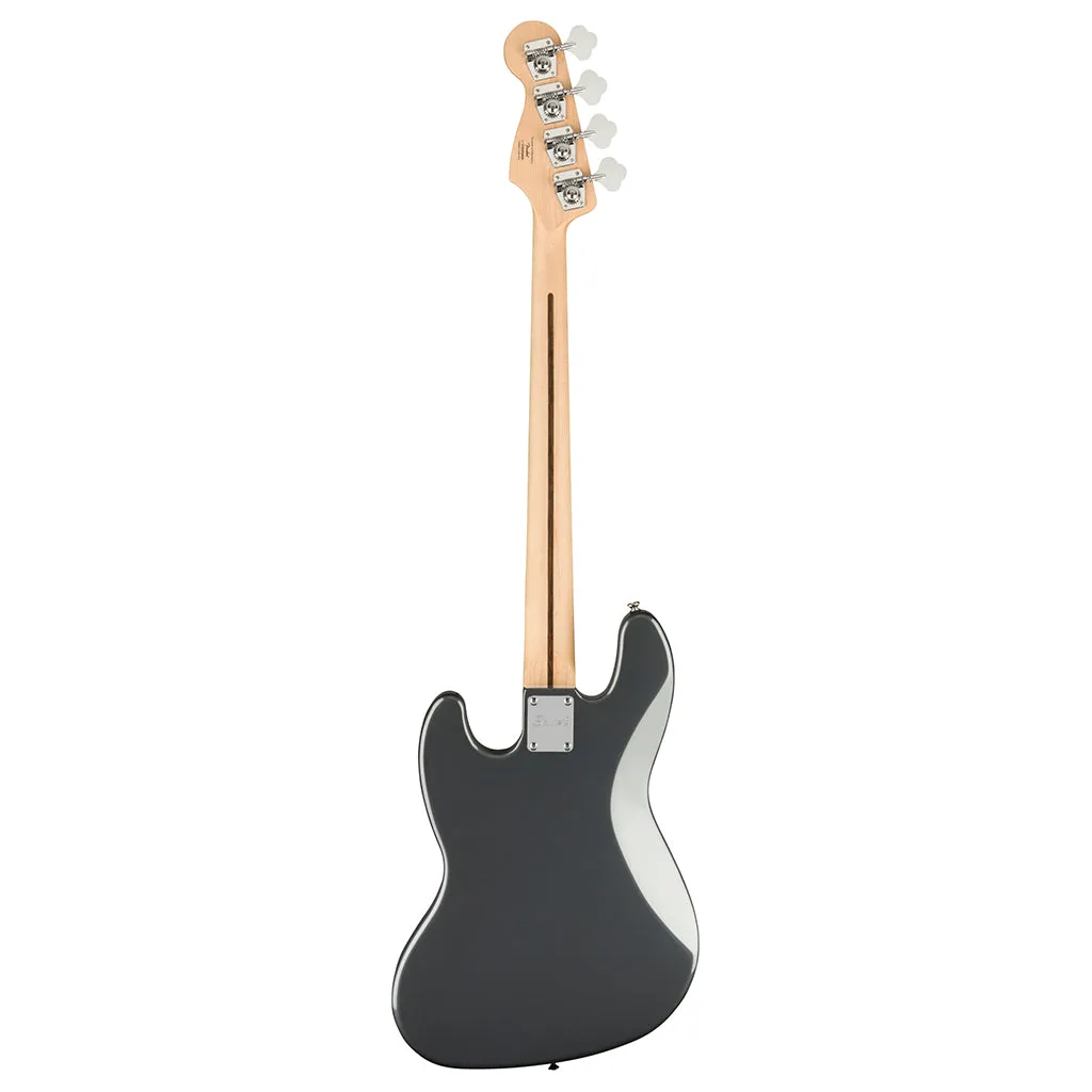 Squier - Affinity Series Jazz Bass, Laurel Fingerboard, Black Pickguard, Charcoal Frost Metallic