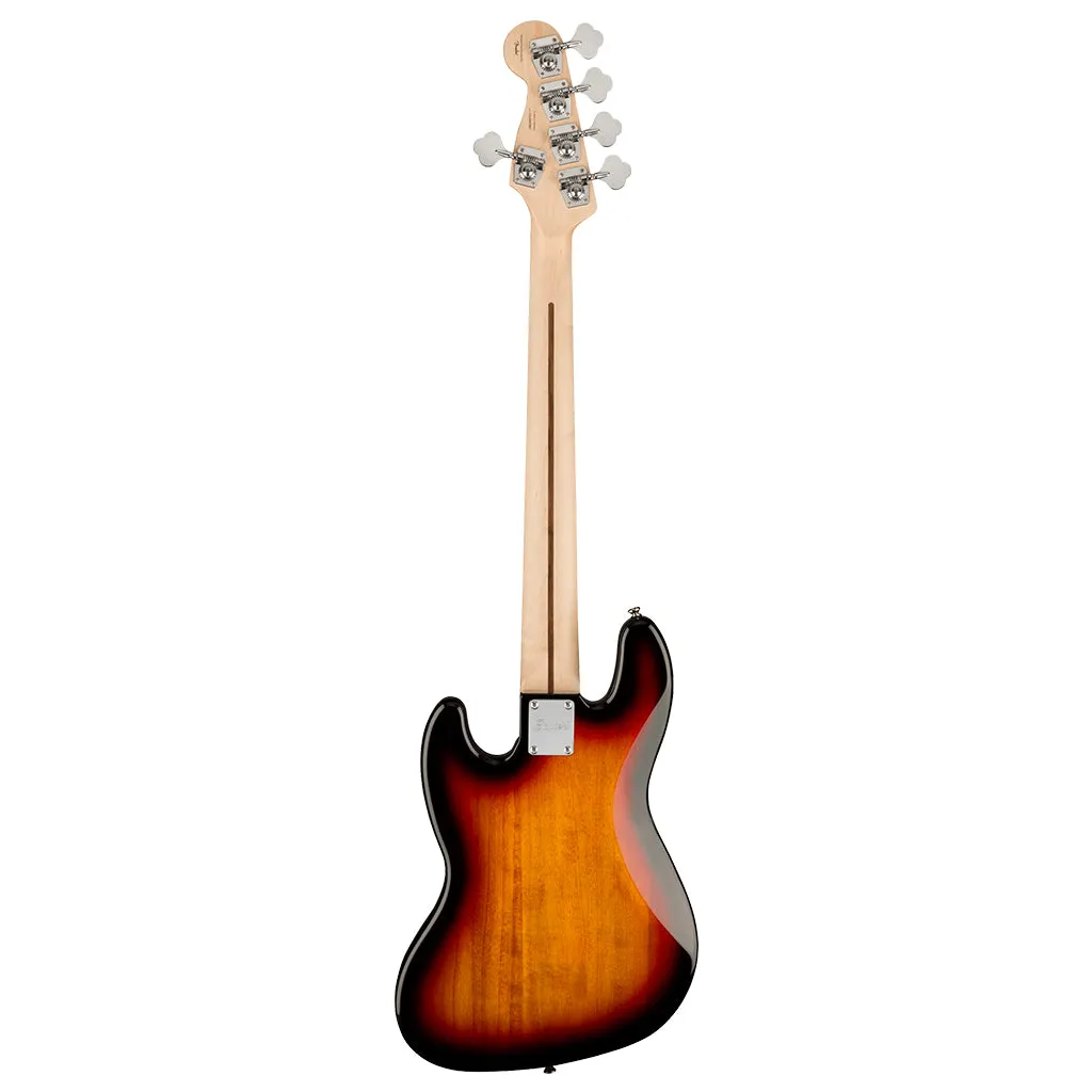 Squier - Affinity Series Jazz Bass V, Laurel Fingerboard, Black Pickguard, 3-Color Sunburst