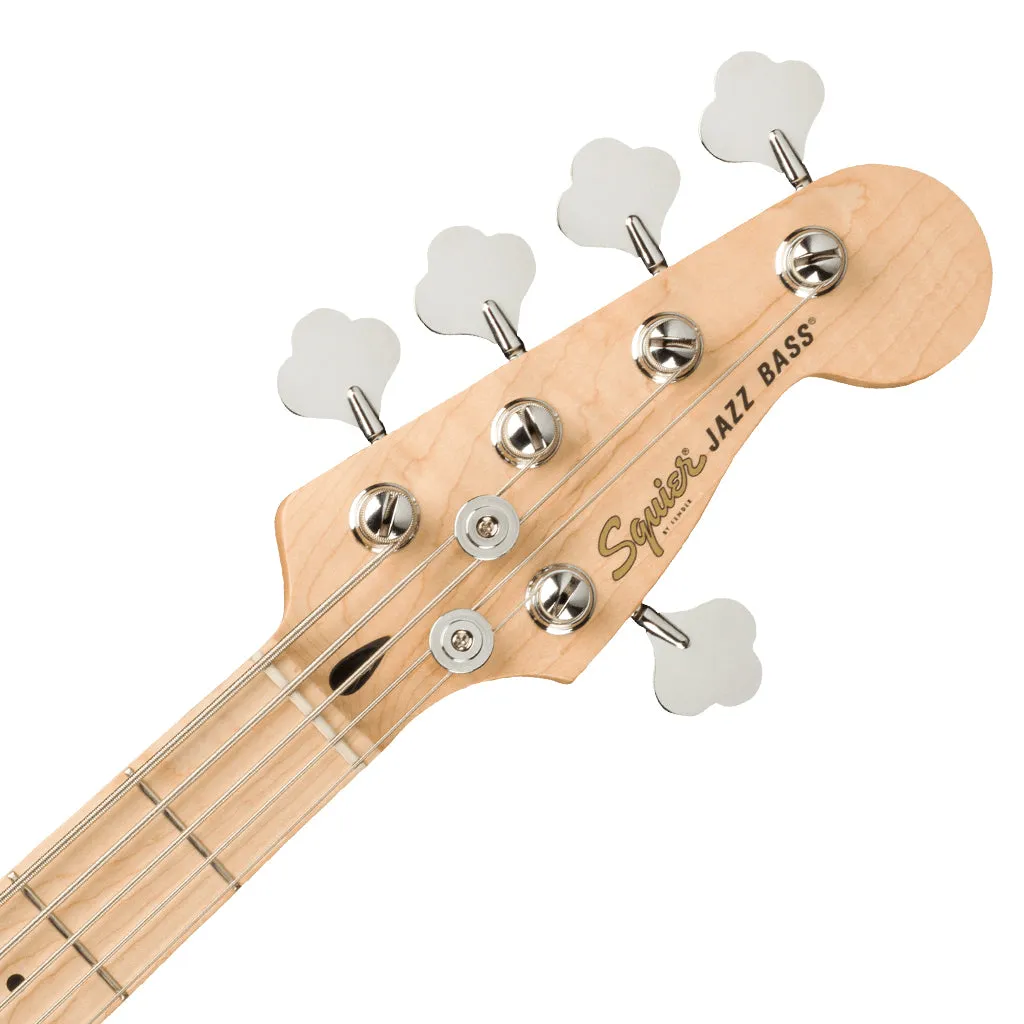 Squier - Affinity Series Jazz Bass V, Maple Fingerboard, White Pickguard, Olympic White