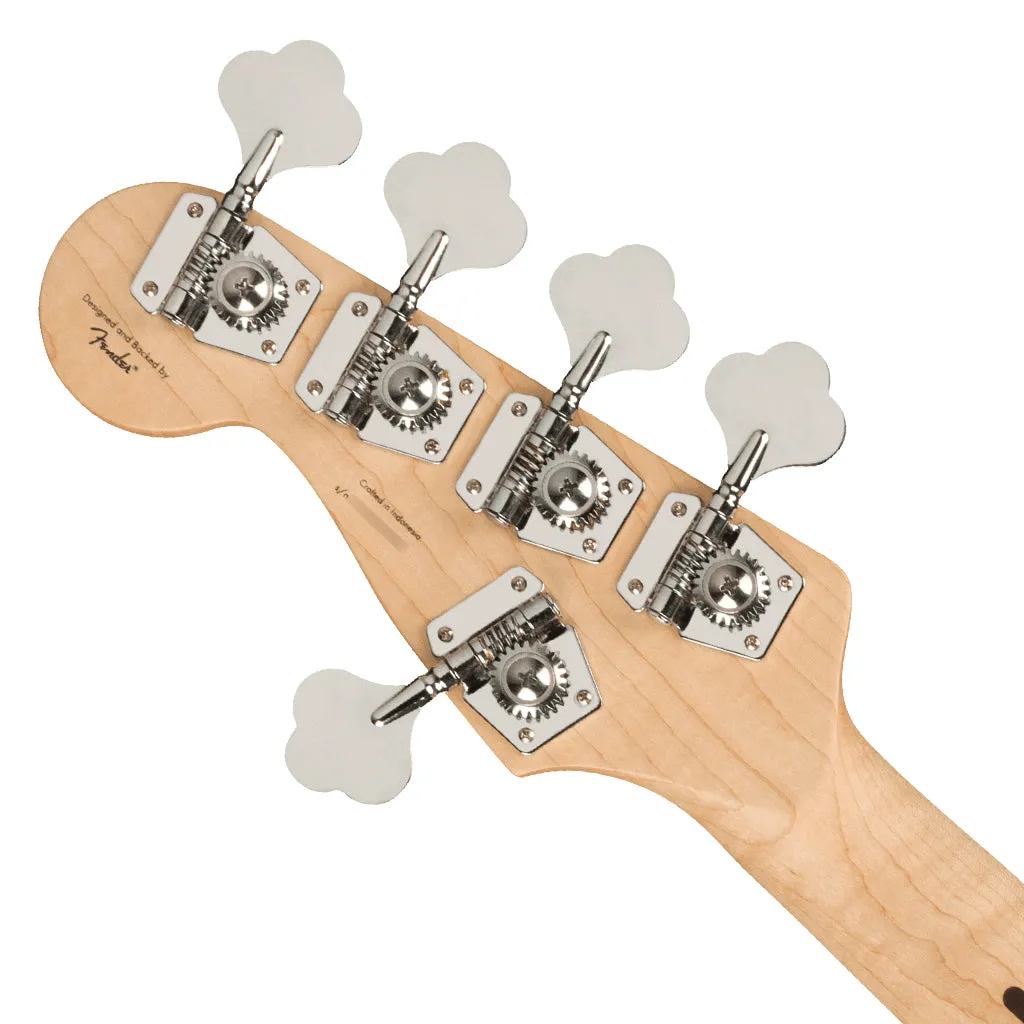 Squier - Affinity Series Jazz Bass V, Maple Fingerboard, White Pickguard, Olympic White