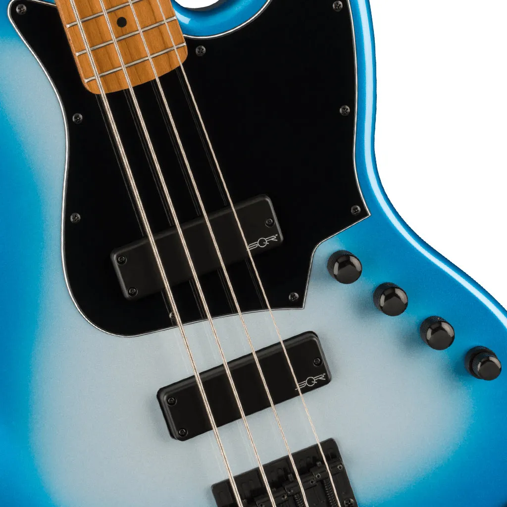 Squier Contemporary Active Jazz Bass HH, Roasted Maple Fingerboard, Black Pickguard, Sky Burst Metallic