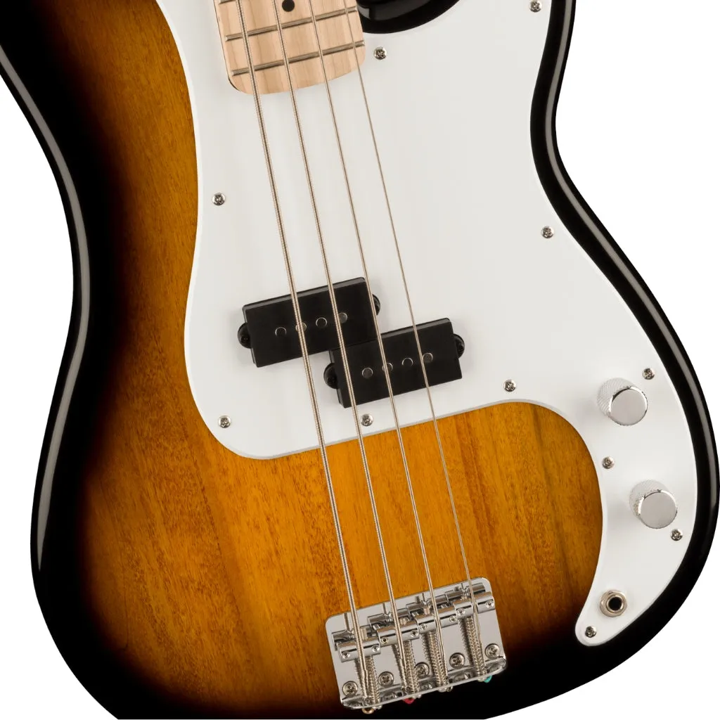 Squier Sonic Precision Bass in 2 Color Sunburst