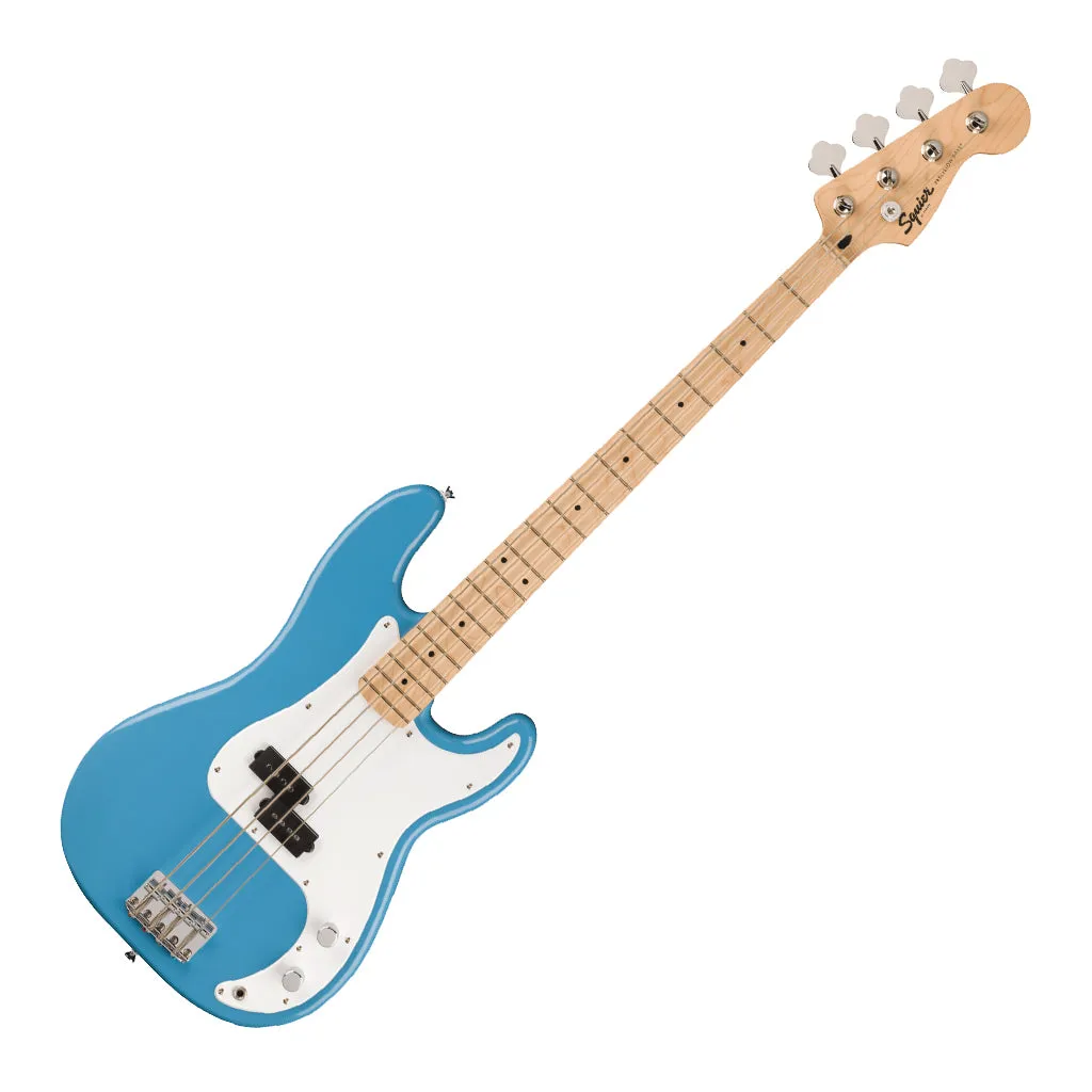 Squier Sonic Precision Bass - Maple Fingerboard - White Pickguard - California Blue