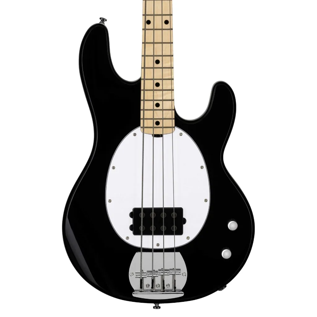 Sterling by Music Man Ray2 StingRay Bass - Black with Maple Neck