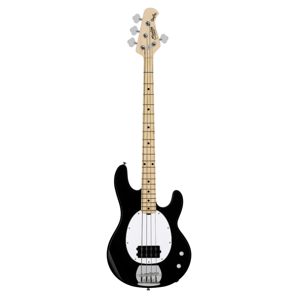 Sterling by Music Man Ray2 StingRay Bass - Black with Maple Neck