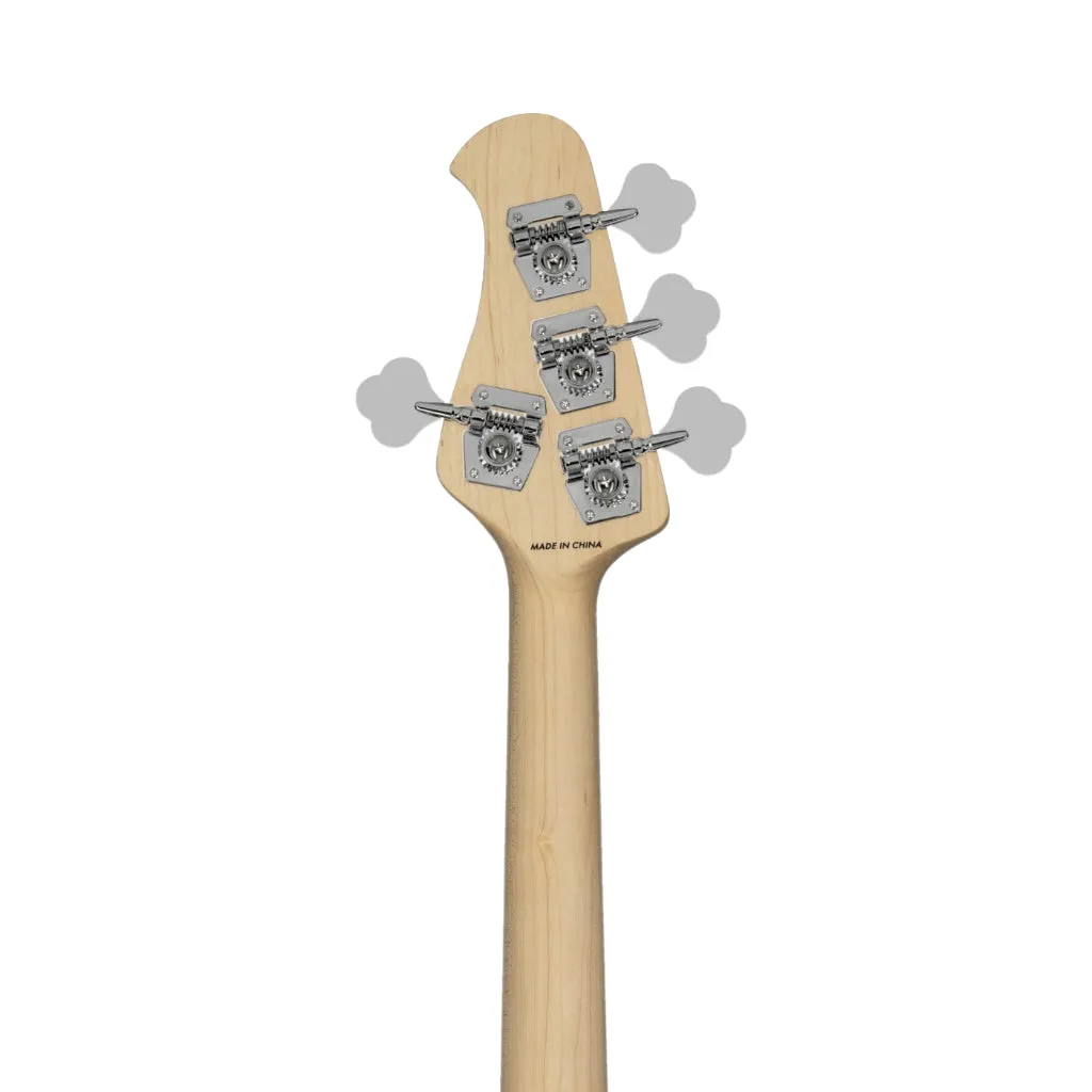 Sterling by Music Man Ray2 StingRay Bass - Electric Blue with Amaranth Neck