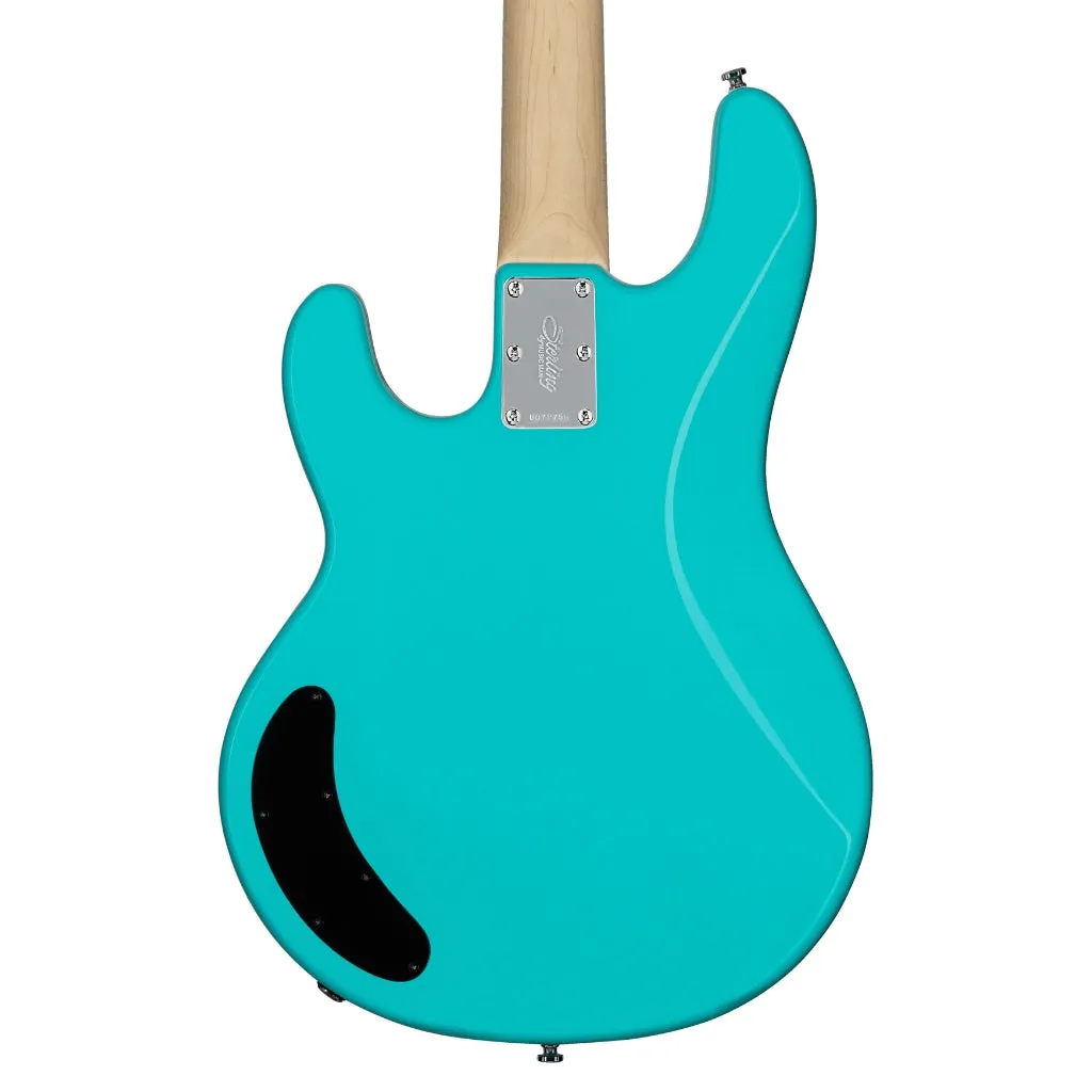 Sterling by Music Man Ray2 StingRay Bass - Electric Blue with Amaranth Neck