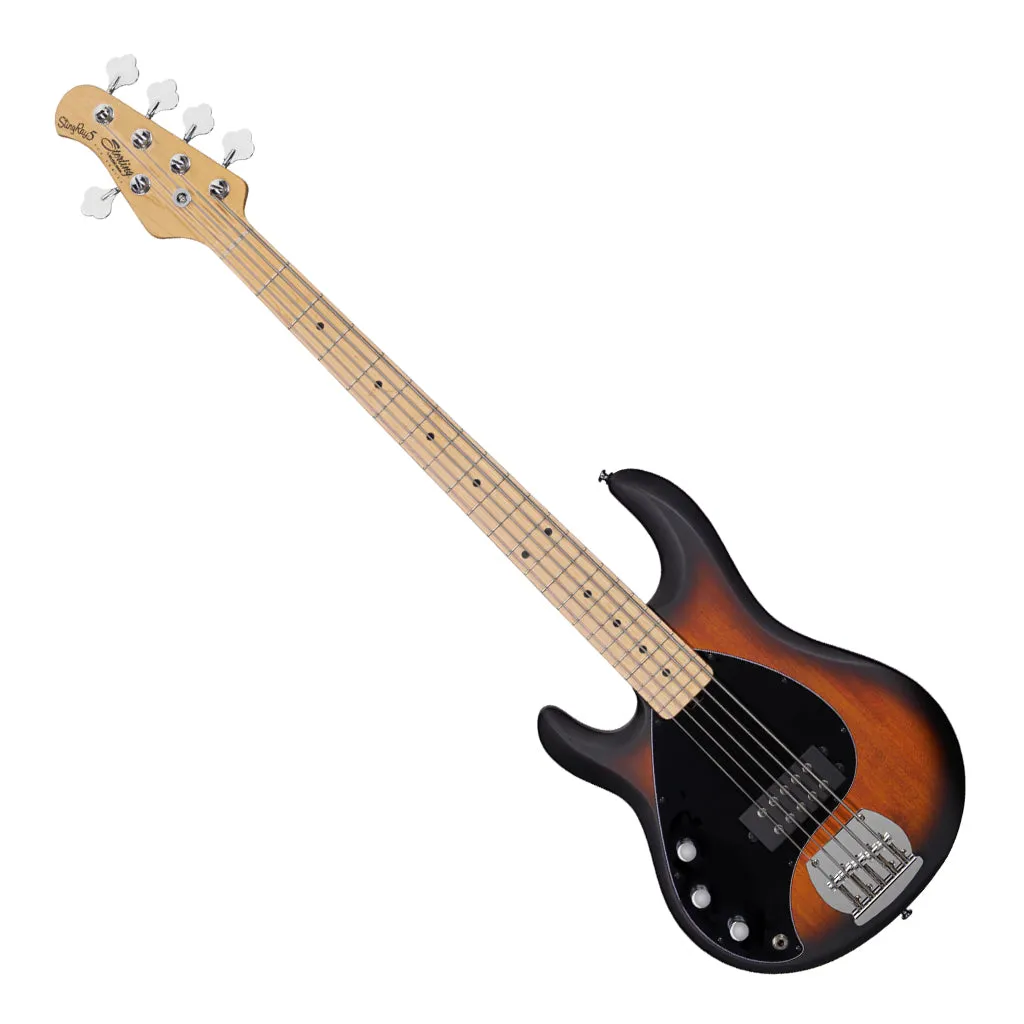 Sterling Ray 5 Left Hand - Vintage Sunburst - Maple Neck