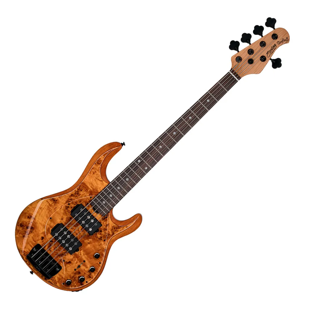 Sterling Stingray Poplar Burl RAY35 HH - Amber - Roasted Maple