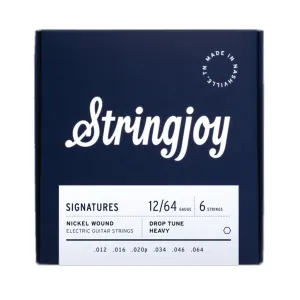 Stringjoy Signatures | Drop Tune Heavy Gauge (12-64) Nickel Wound Electric Guitar Strings