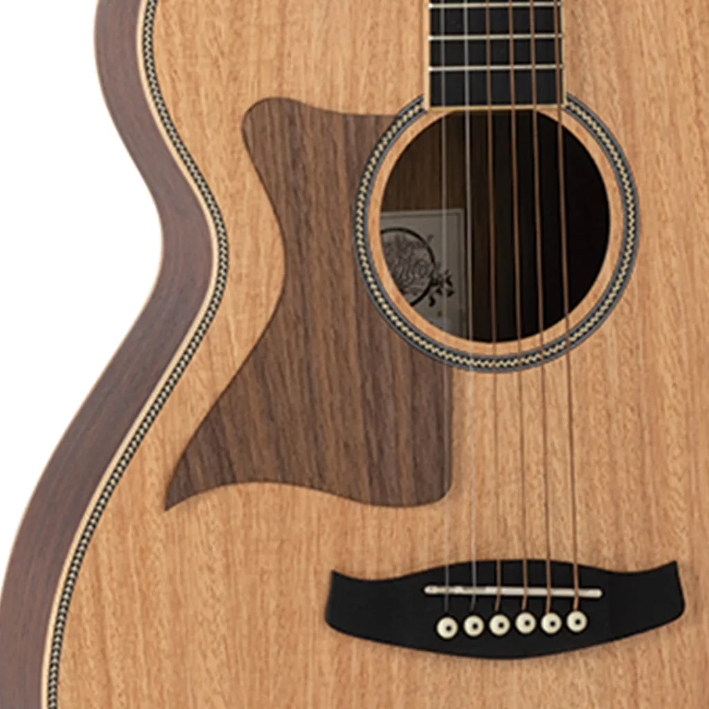 Tanglewood TRU3-HR-LH Reunion Pro Solid Australian Red Cedar Top Folk with Hawaiian Rain Wood Back and Sides Left Handed