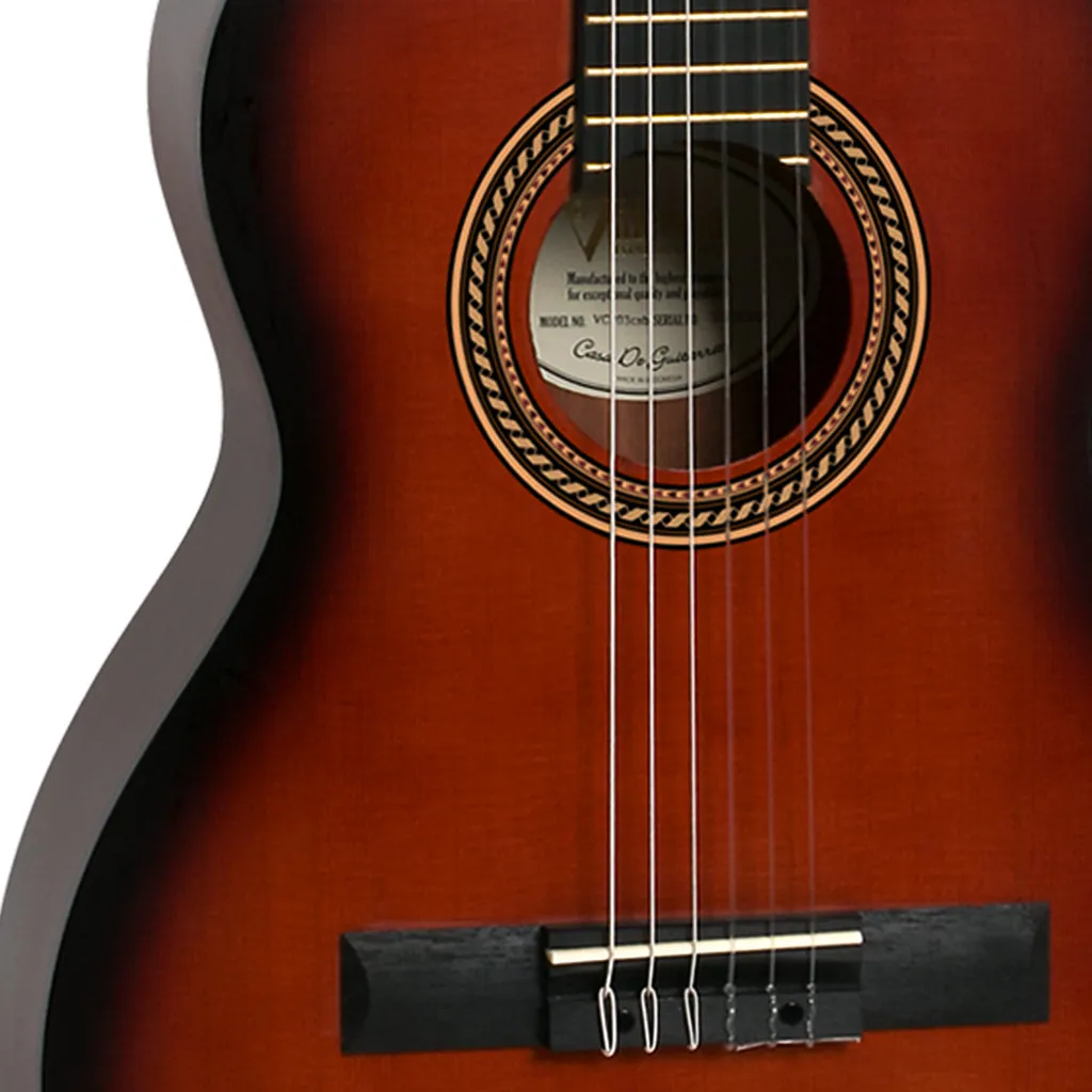 Valencia VC203 - 3/4 Classical Guitar - Classic Sunburst