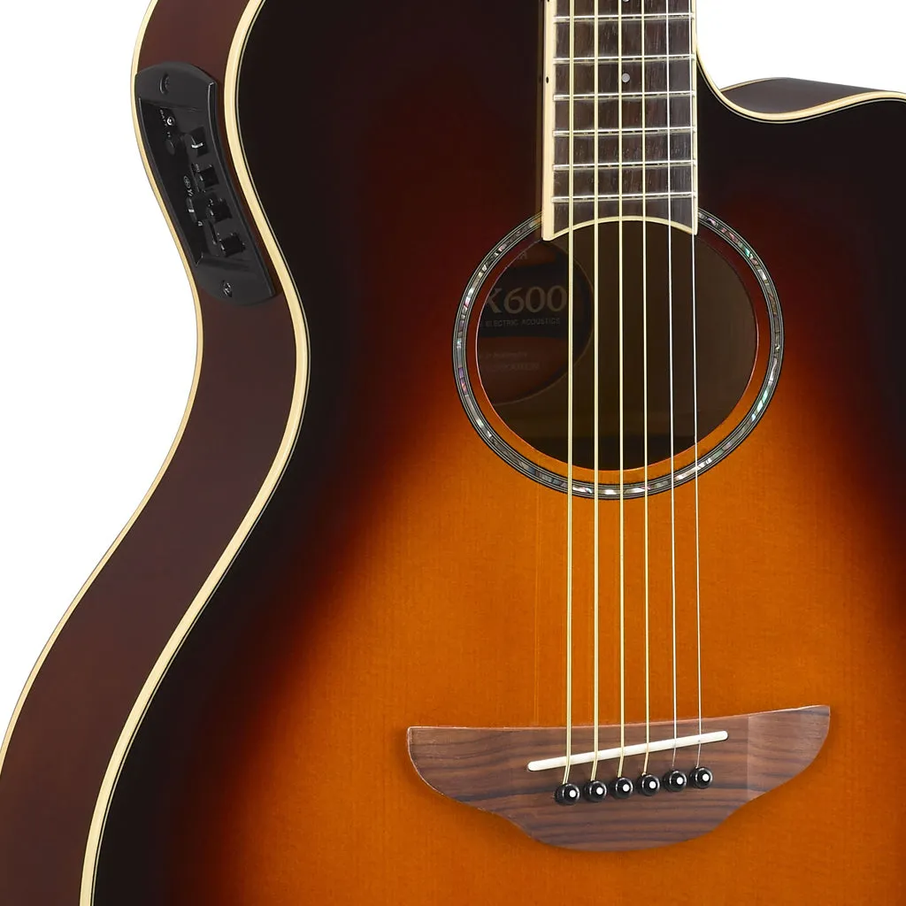 Yamaha - APX600 Acoustic Guitar - Old Violin Sunburst