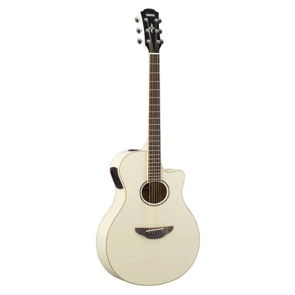 Yamaha - APX600 Acoustic Guitar - Vintage White