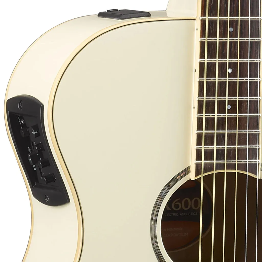 Yamaha - APX600 Acoustic Guitar - Vintage White