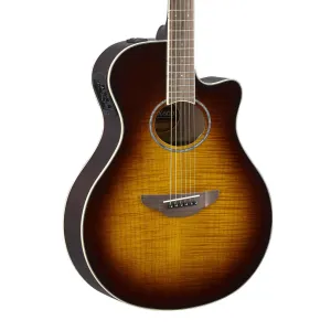 Yamaha - APX600FM Tobacco Brown Sunburst Flamed Maple Acoustic-Electric Guitar