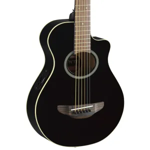 Yamaha - APXT2BL Acoustic-Electric 3/4 Size Travel Guitar w/ Cutaway - Black