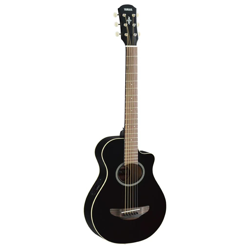 Yamaha - APXT2BL Acoustic-Electric 3/4 Size Travel Guitar w/ Cutaway - Black