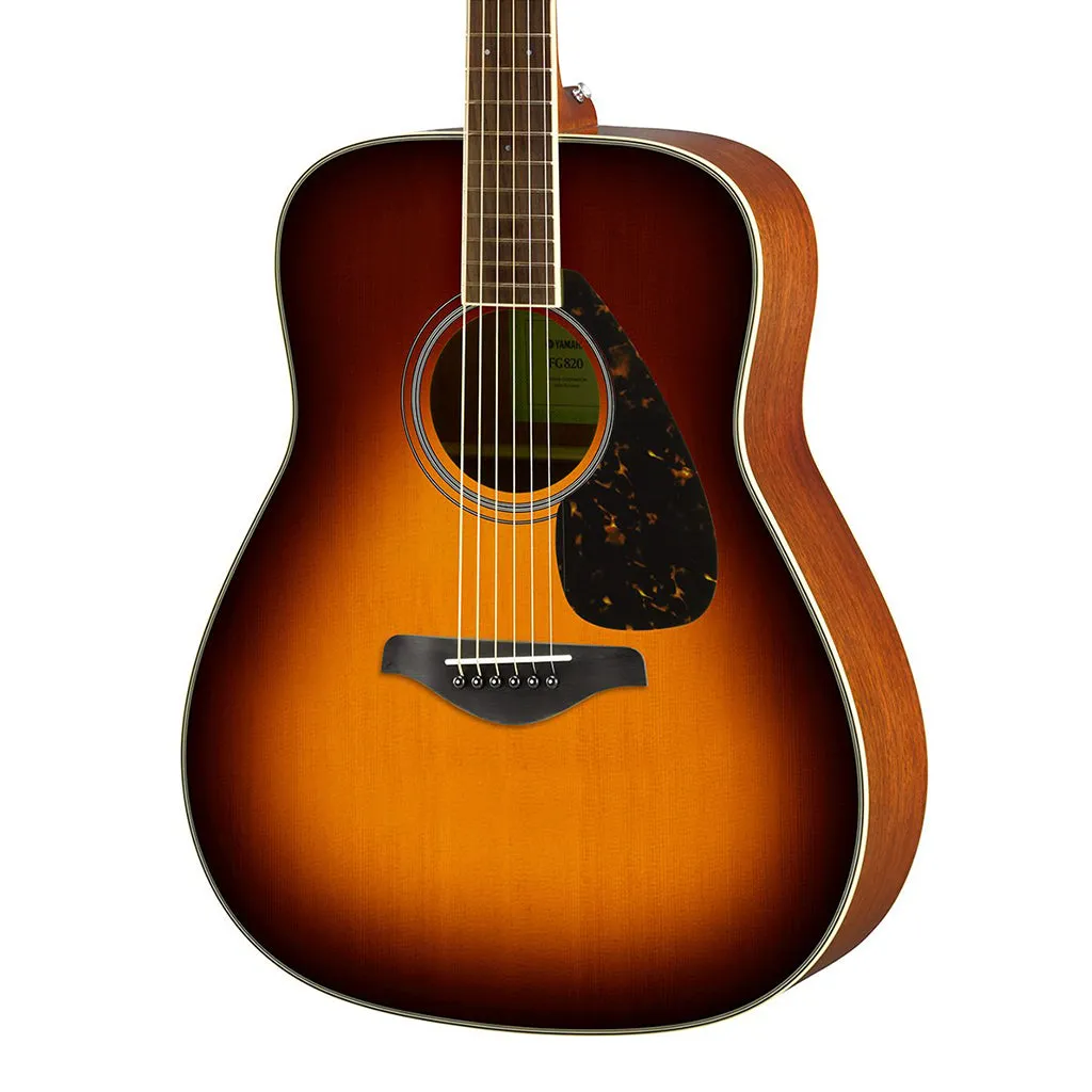 Yamaha FG820 Acoustic Guitar - Brown Sunburst