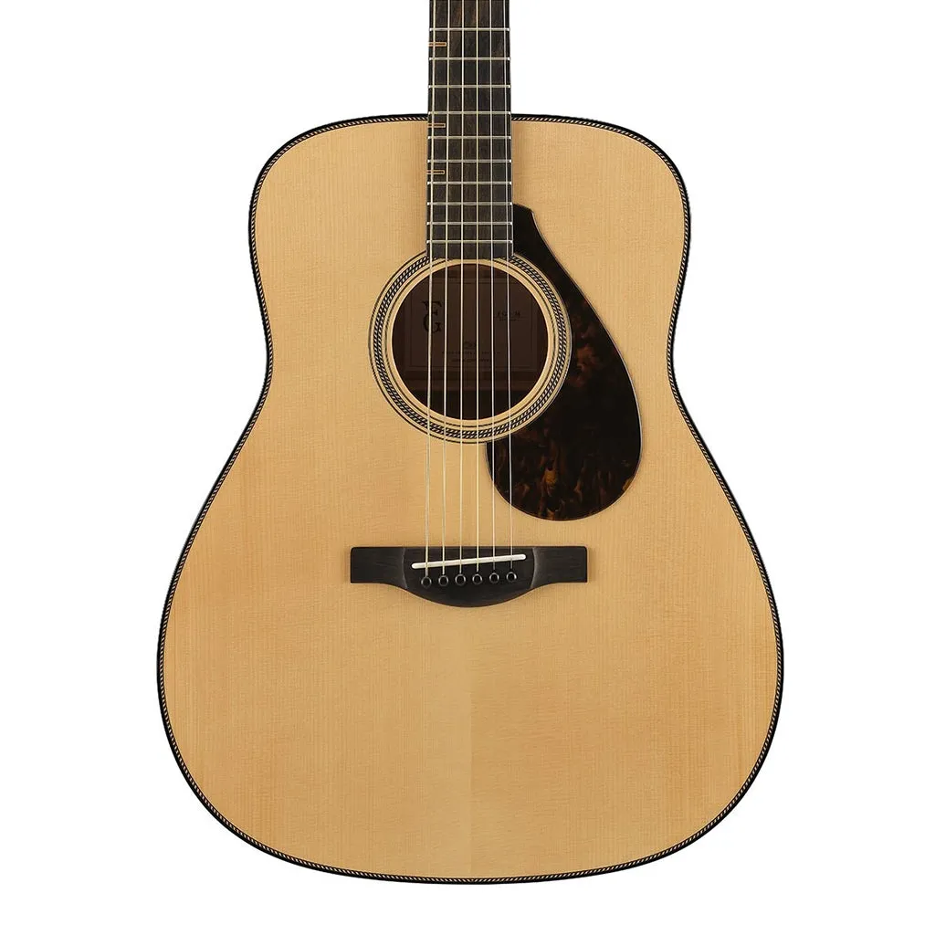 Yamaha FG9 Mahogany Dreadnought Acoustic Guitar with Case - Natural