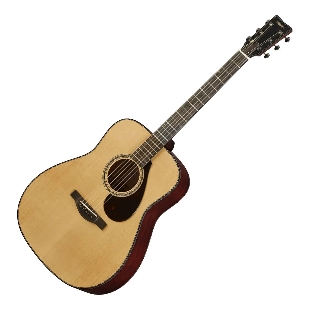 Yamaha FG9 Mahogany Dreadnought Acoustic Guitar with Case - Natural