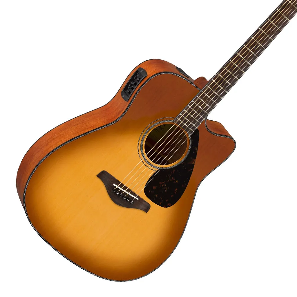 Yamaha FGX800C Acoustic-Electric Guitar - Sand Burst