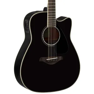 Yamaha FGX830C Acoustic Guitar - Black