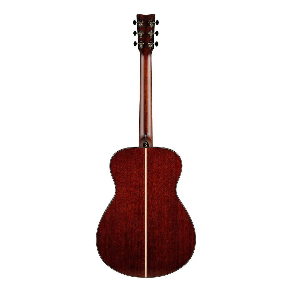 Yamaha FS9 Mahogany Concert Acoustic Guitar with Case - Natural