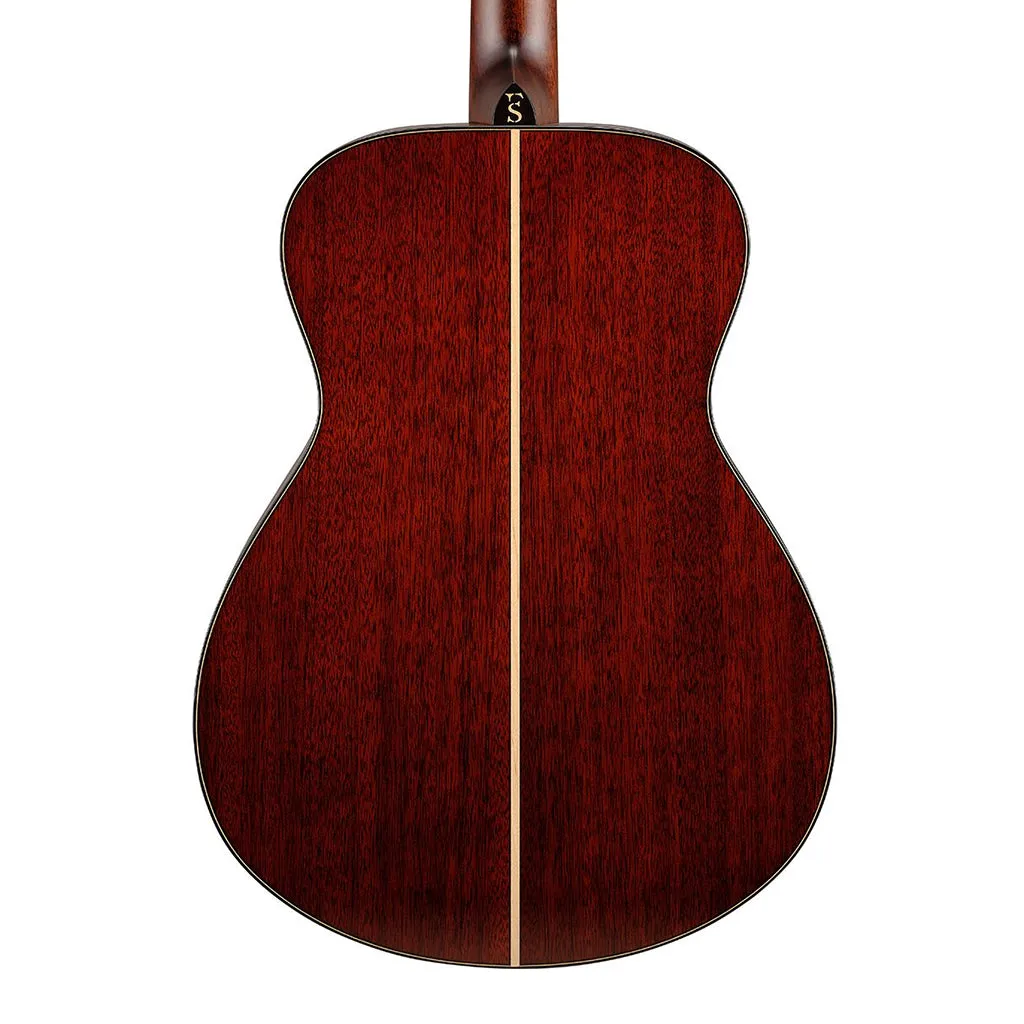 Yamaha FS9 Mahogany Concert Acoustic Guitar with Case - Natural