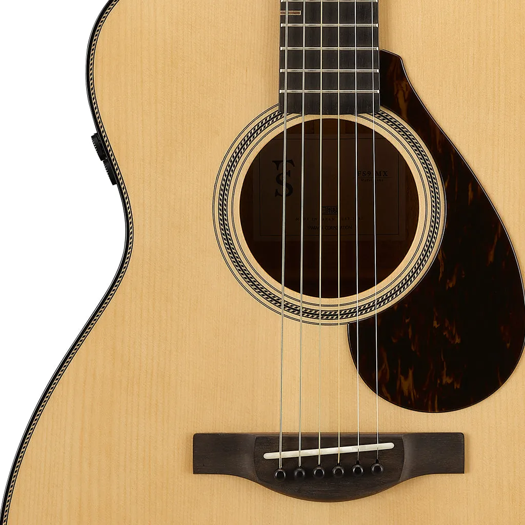 Yamaha FS9 RX Concert with Atmosfeel Pickup - Natural, Ebony Fingerboard