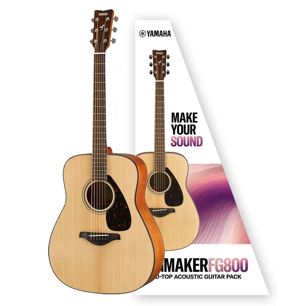 Yamaha Gigmaker FG800NT Acoustic Guitar Pack