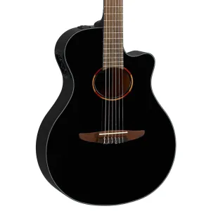 Yamaha NTX1 Nylon Acoustic Electric Guitar - Black