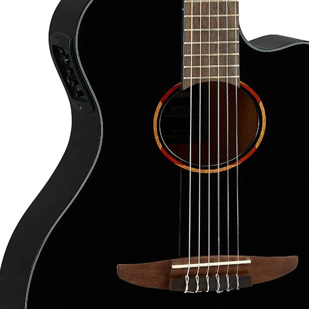 Yamaha NTX1 Nylon Acoustic Electric Guitar - Black