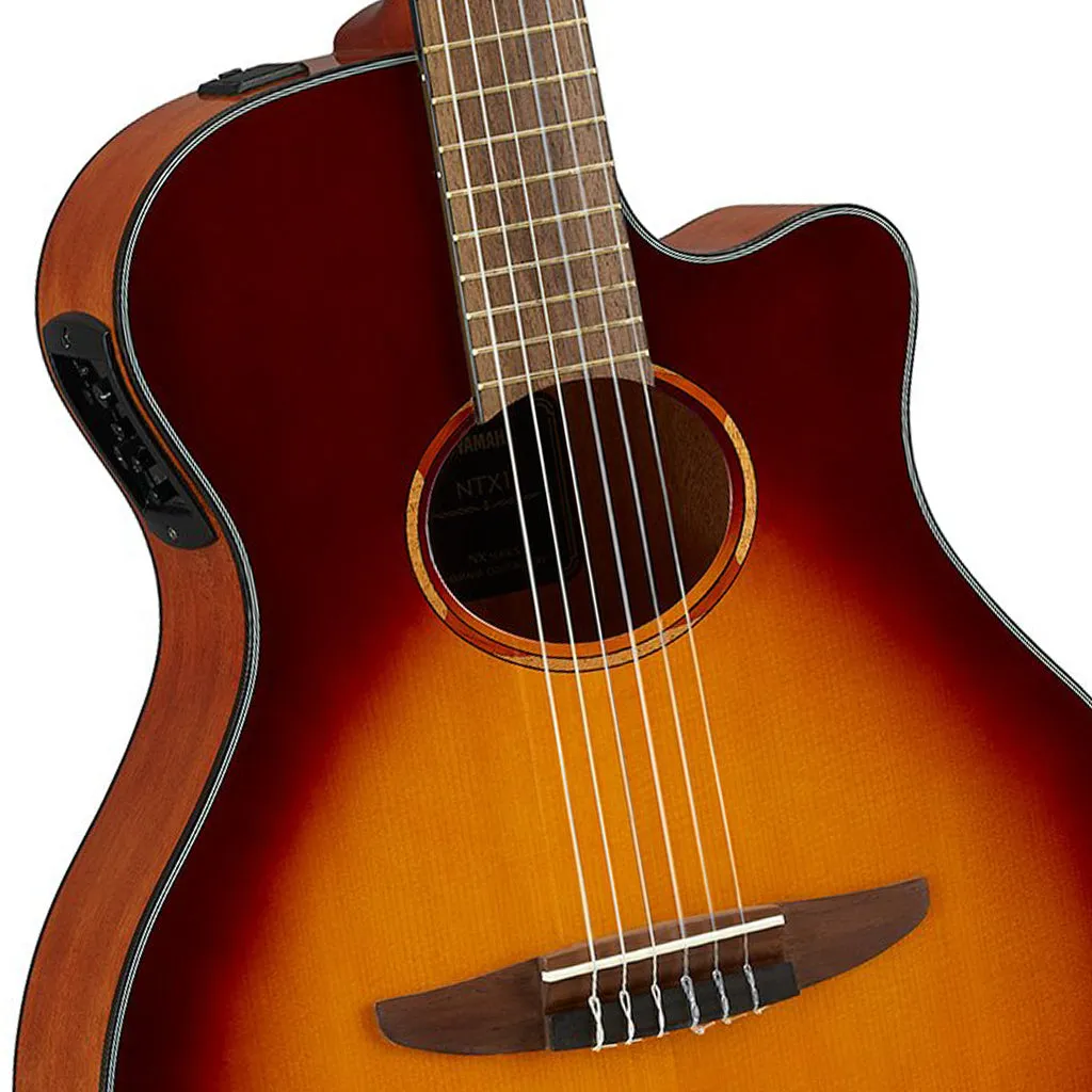 Yamaha NX Series NTX1-BS Nylon String Acoustic-Electric Guitar - Brown Sunburst