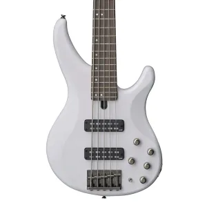 Yamaha TRBX505 5 String Bass - Translucent White