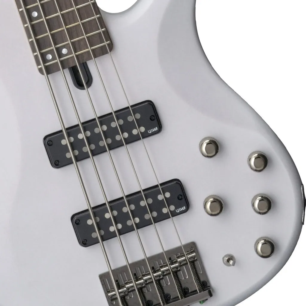 Yamaha TRBX505 5 String Bass - Translucent White