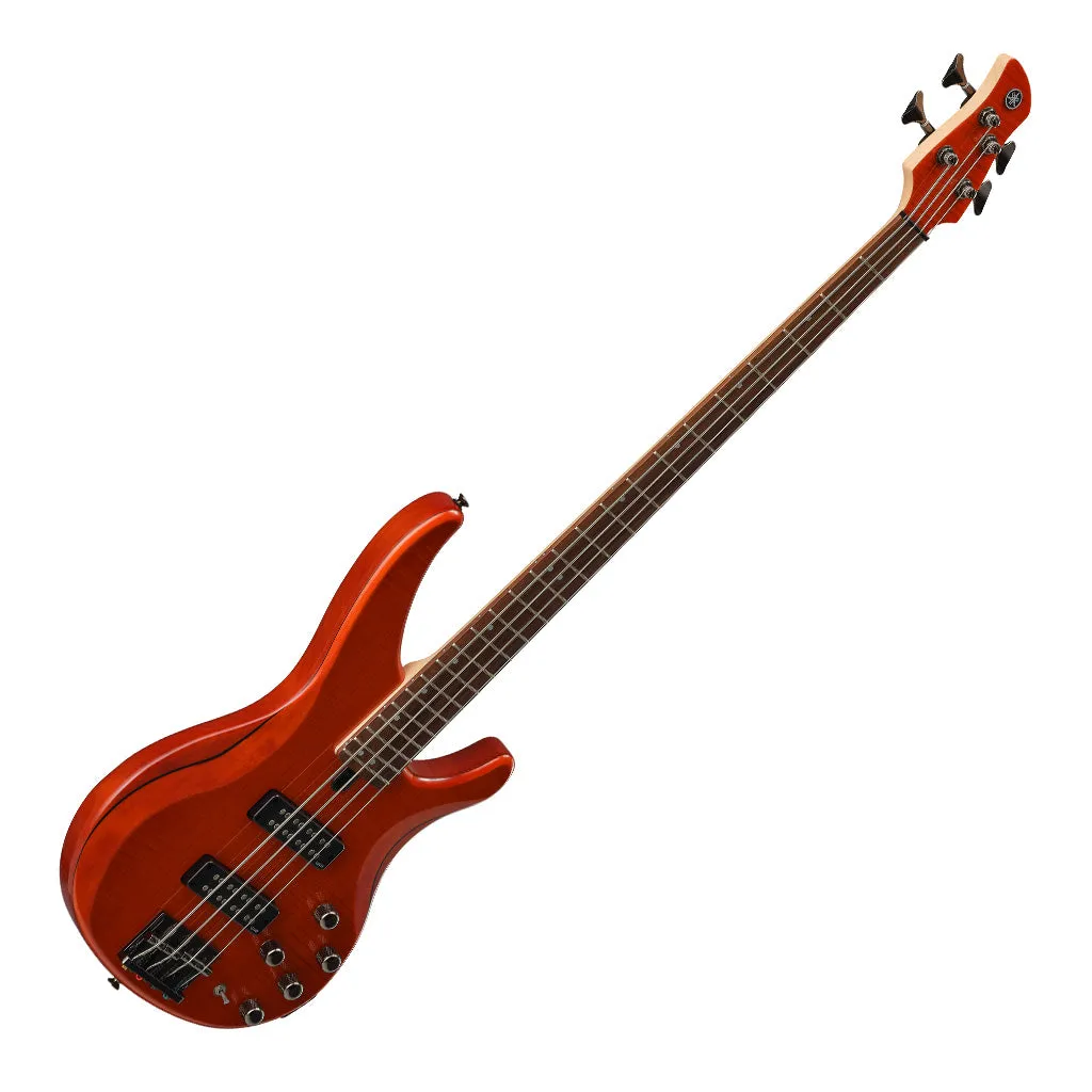 Yamaha TRBX604FM 4-String Bass Guitar - Caramel Brown