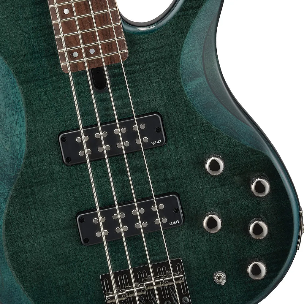 Yamaha TRBX604FM 4-String Bass Guitar - Indigo Blue