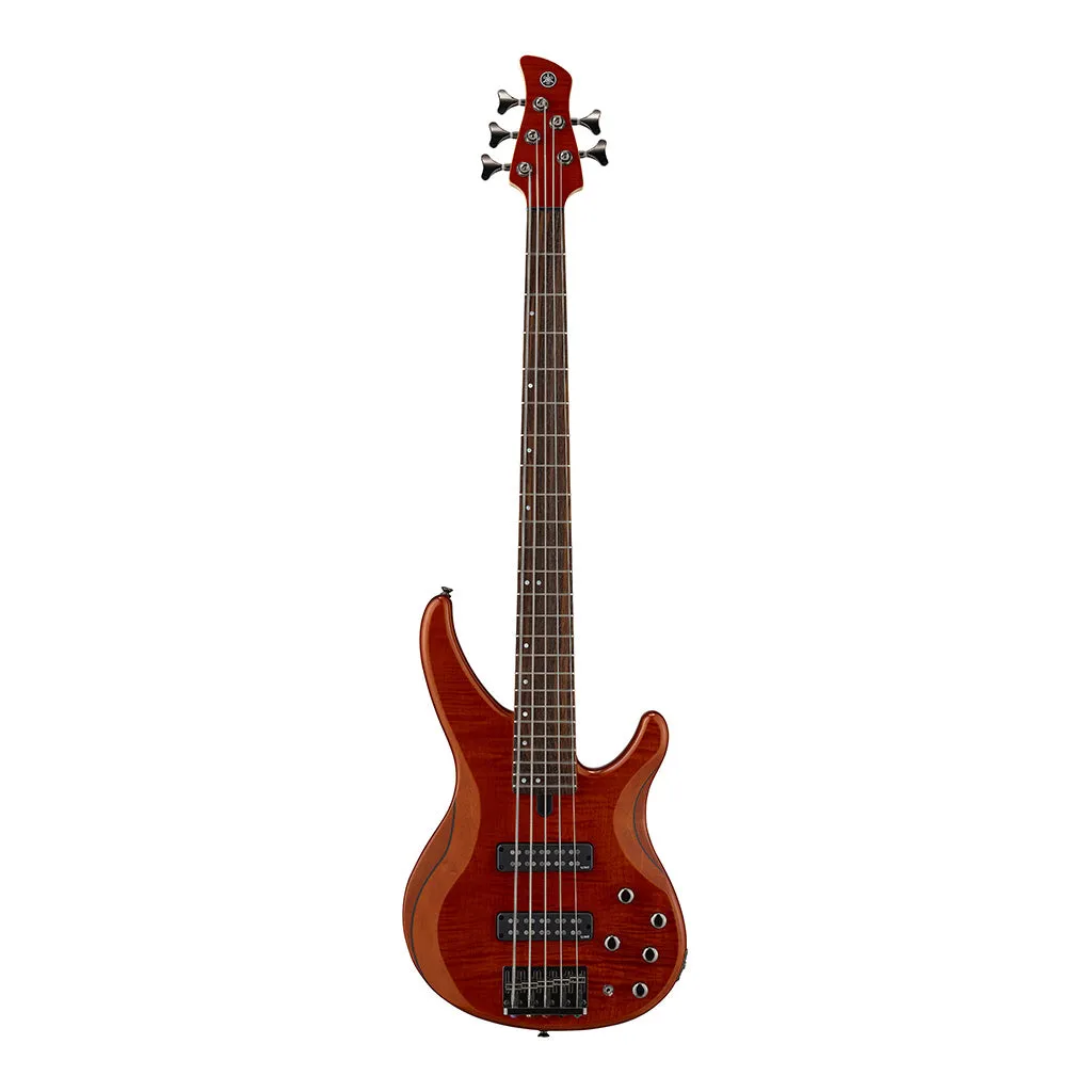 Yamaha TRBX605FM 5-String Bass Guitar - Caramel Brown
