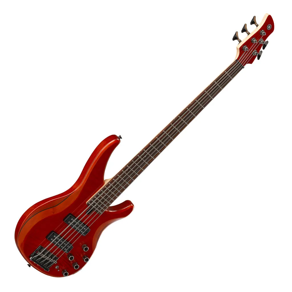 Yamaha TRBX605FM 5-String Bass Guitar - Caramel Brown