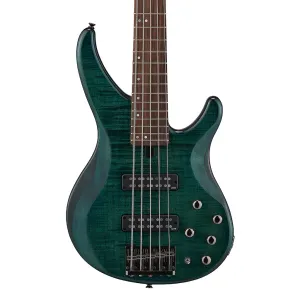 Yamaha TRBX605FM 5-String Bass Guitar - Indigo Blue